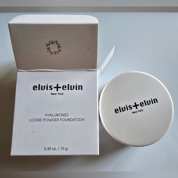 Elvis + Elvin Hyaluronic Loose Powder Foundation 0.35 oz Shade N01 NIB - Picture 1 of 2